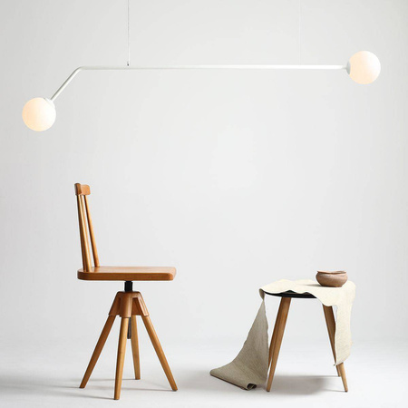 Aldex lampa wisząca Pure 2xE14 biała 1064H