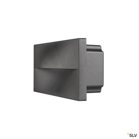 SLV oprawa ścienna zewnętrzna LED Adi 18W 870lm 3000K antracytowa IP55 233635