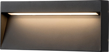 Azzardo kinkiet zewnętrzny LED Casoria Slim 6W 3000K szary IP54 AZ4368