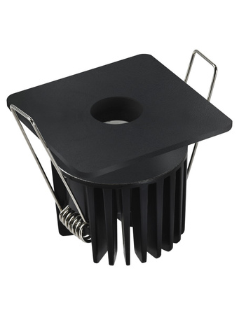 Luces Exclusivas oprawa sufitowa wpuszczana LED Acalama 8W 343lm 3000K IP20 czarna LE61601