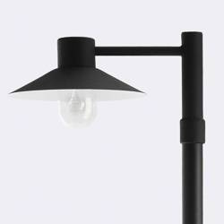 Norlys latarnia Lund E27 czarna 230cm IP55 274BL