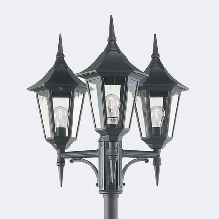 Norlys latarnia Modena E27 czarna 272cm IP54 303BL