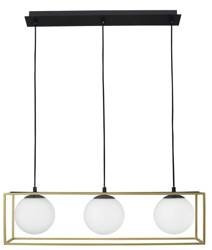 Luces Exclusivas żyrandol / lampa wisząca Plata 3xE14 mosiężna LE41788