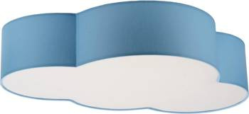TK Lighting plafon Cloud 4xE27 niebieski 45cm 6071
