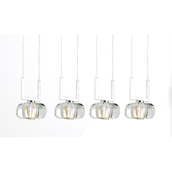 Azzardo lampa wisząca Rubic 4 A 4xG9 chrom AZ0494