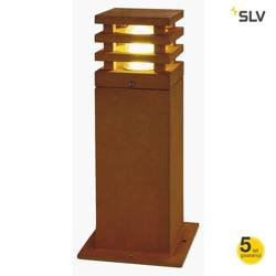 SLV lampa stojąca zewnętrzna LED Rusty 40 Square 9W 90lm 3000K rdzawa 40cm IP55 233427