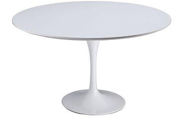 King Home stół Tulip Ø120 Premium blat MDF biały GT-09R.120