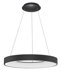 Luces Exclusivas lampa wisząca LED Tome Smart 50W 3250lm 4000K czarna LE41514
