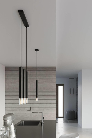 Sollux lampa wisząca Wezyr 1 G9 czarna SL.0960