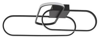 Luces Exclusivas plafon LED Hoyo 38W 2604lm 3000K czarny LE41406