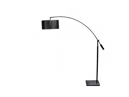 Azzardo lampa podłogowa Bianca E27 chrom/czarna 180cm AZ0006