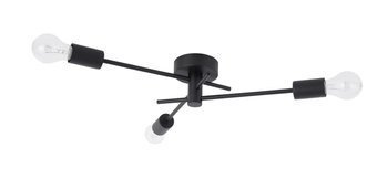 Luces Exclusivas plafon Socopo 3xE27 czarny LE42175