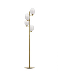 Luces Exclusivas lampa stojąca LED Badesi Ø 28 cm G9 4x5W IP20 wys. 165 cm złota LE43354