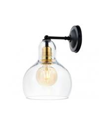 Kaspa kinkiet Longis I Kinkiet Gold E27 czarno/złoty 20879105