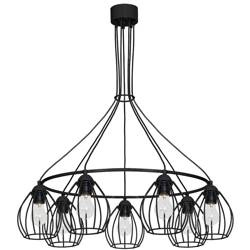 Milagro lampa wisząca Don 5xE27 czarna MLP752