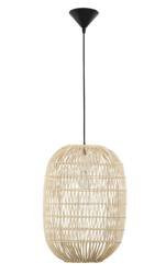 Luces Exclusivas lampa wisząca Oviedo E27 naturalna LE42129