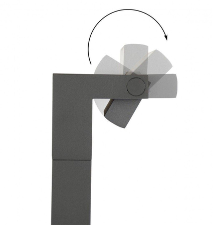 Su-ma lampa stojąca zewnętrzna LED Rota 10W 720lm 4000K popielata 78cm IP54 RT-780