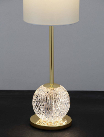 Luces Exclusivas lampka biurkowa LED Cana 8,8W 803lm 3200K złota LE42694