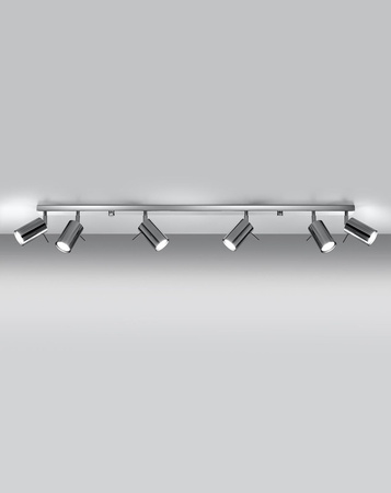 Sollux plafon (reflektorki) Ring 6L 6xGU10 chrom SL.0732