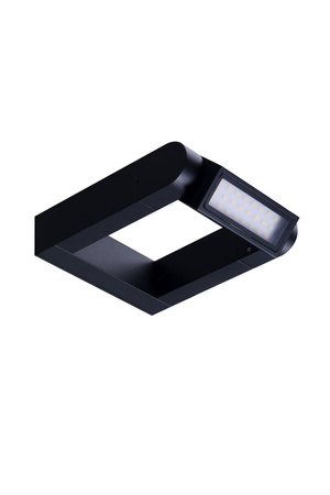 Azzardo kinkiet zewnętrzny LED Frame Wall 8W 800lm 3000K czarny IP65 AZ4308