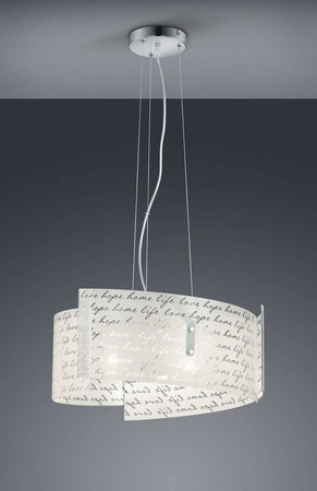 Trio żyrandol / lampa wisząca Signa 3xE27 biała 302500301