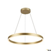 SLV lampa wisząca LED One 60 Phase 24W 830lm 2700/3000K 130° ściemnialna mosiężna Ø60cm 1005177