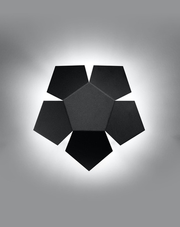 Sollux kinkiet techniczny Penta 2xG9 czarny SL.0423