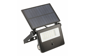 GTV naświetlacz LED solarny Lumos II z czujnikiem ruchu i zmierzchu 2W 2000lm 6400K IP65 czarny LD-LUMOSII-2000-64
