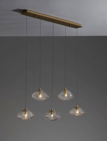 Luces Exclusivas lampa wisząca Nayarit 5xG9 złota LE42902