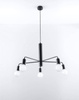 Sollux żyrandol / lampa wisząca Duomo 5 5xE27 czarna SL.0304