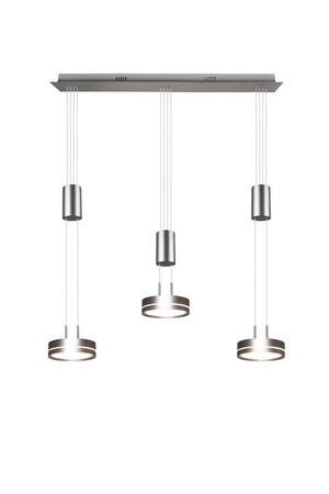 Trio lampa wisząca LED Franklin 3x(9W 1050lm 3000K) 27W 3150lm nikiel 326510307