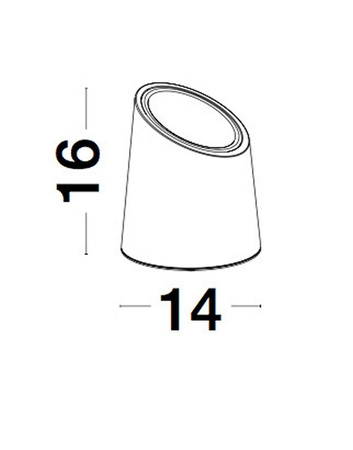 Luces Exclusivas lampa stojąca zewnętrzna Cuernavaca GU10 biała 16cm IP65 LE71588