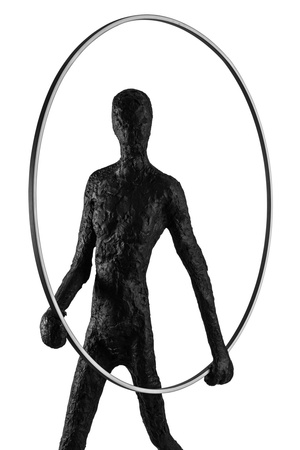 Azzardo lampa podłogowa LED Atlas A 30W 2000lm 3000K czarno/biała 214cm AZ4984