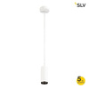 SLV lampa wisząca LED Numinos M 10,42W 1142lm 4000K 36° ściemnialna Dali biało/czarna 1004455