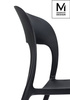 Modesto Design krzesło Zing czarne polipropylen C1028.BLACK
