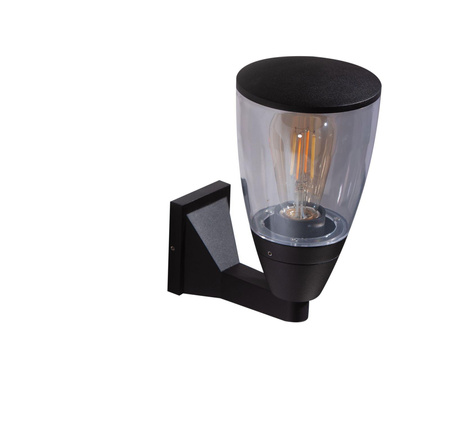 Azzardo kinkiet zewnętrzny Rasmus Wall E27 czarny IP65 AZ4482