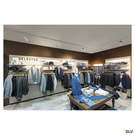 SLV lampa szynowa (reflektorek) LED Numinos L 20,1W 2190lm 3000K 24° ściemnialna Phase biało/czarna 1004182