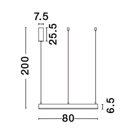 Luces Exclusivas lampa wisząca LED Jaca CCT ściemnialna z pilotem Ø 100 cm 60W 3800lm 2700-6000K IP20 czarna LE43502