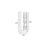 CosmoLight kinkiet Oxford E14 chrom W01045NI