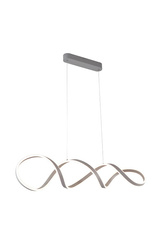 Aviano Lighting lampa wisząca LED Trevance ściemnialna 56W 7000lm 3000K szara 6204-0106