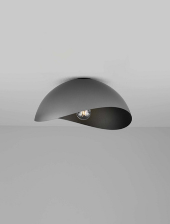 Luces Exclusivas lampa sufitowa LED Guanipa Ø 40 cm E27 1x12W IP20 czarna LE44895