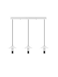 Luces Exclusivas lampa wisząca LED Ayaviri 24W 850lm 3000K IP20 czarno/biała LE44740