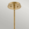Quintiesse lampa wisząca Lotus E27 mosiężna QN-LOTUS-P-HBR