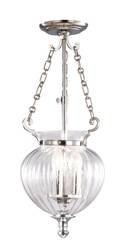 Elstead żyrandol / lampa wisząca Finsbury Park 3xE14 nikiel FP-P-S-POL-NCKL