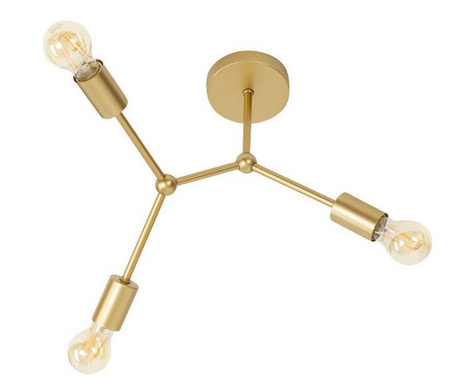 Luces Exclusivas plafon Cumana 3xE27 mosiądz LE41986