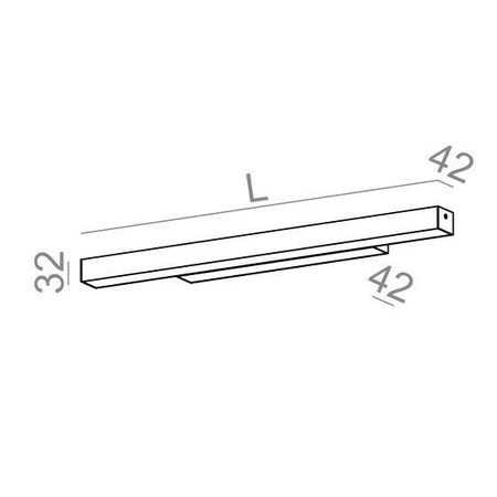AQForm kinkiet łazienkowy LED Set Raw Mini 10W 720lm 3000K biały IP44 26346-L930-D9-00-13