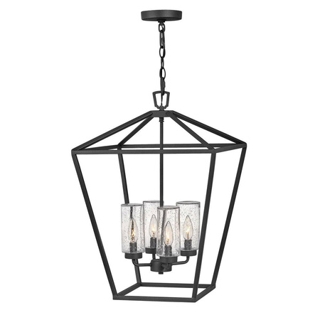 Quintiesse lampa wisząca zewnętrzna Alford Place 4xE14 czarna IP44 QN-ALFORD-PLACE-4P-MB