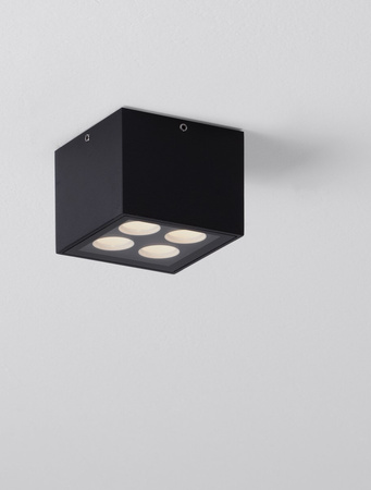 Luces Exclusivas lampa sufitowa zewnętrzna LED Moquegua 8W 448lm 3000K IP54 czarna LE73768