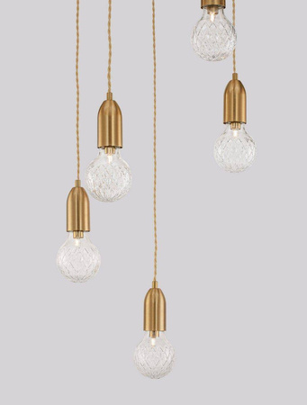 Luces Exclusivas lampa wisząca Bani 5xG9 czarna LE42711