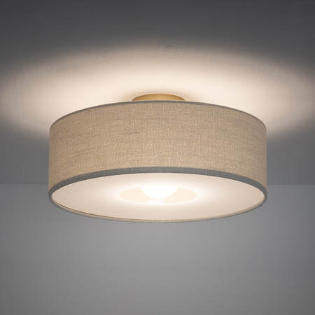 Nowodvorski lampa sufitowa Santana M E27 1x25W kremowa 11651